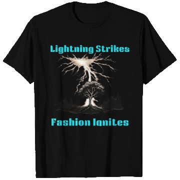Discover Unleashed Force: Lightning Bolt Strikes T Shirts