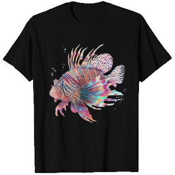 Discover Neon Lion Fish T Shirts