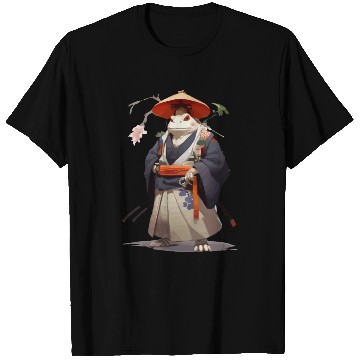 Discover Anime Samurai Frog T Shirts