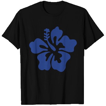 Discover Hibiscus - Blue T Shirts