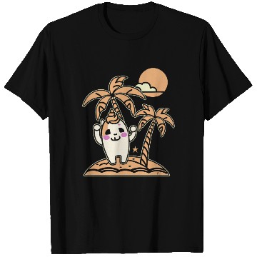 Discover Happy on a Lonely Island T Shirts