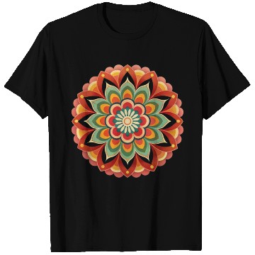 Discover Mandala Flower T Shirts