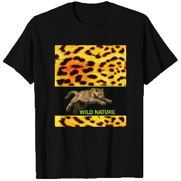 Discover WILD NATURE - LEOPARD design collection T Shirts