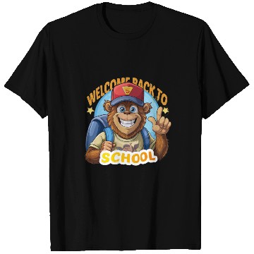 Discover Funny Back to School Monkey Graphic Gift T Shirts