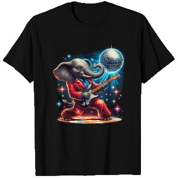Discover Disco Ball Guitar Elephant T Shirts