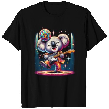 Discover Disco Ball Guitar Koala T Shirts
