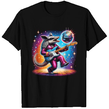 Discover Disco Ball Guitar Armadillo T Shirts