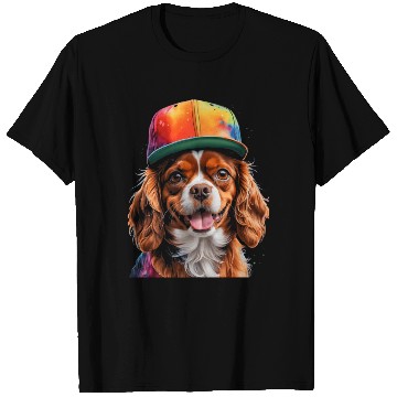 Discover Cavalier Charles Spaniel Snapback Graphic T Shirts