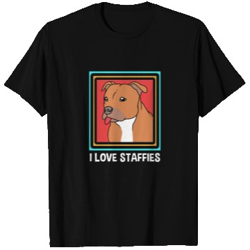 Discover Dog Lover Staffordshire Bull Terrier T Shirts