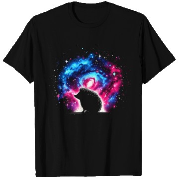 Discover Cool Hedgehog Galaxy Space Art T Shirts