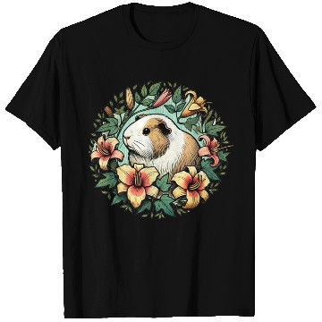 Discover Guinea pig illustration Premium T Shirts