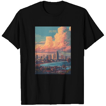 Discover Sunset in San Diego CA T Shirts
