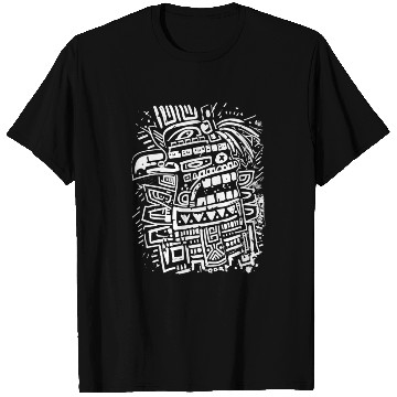 Discover Aztec God Ancient Mythology Tezcatlipoca Eagle T Shirts