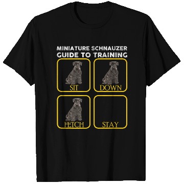 Discover Miniature Schnauzer Training Premium T Shirts
