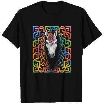 Discover Mandala Animal Colorful Illustration T Shirts