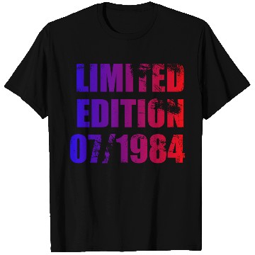 Discover 40th birthday Limited Edition 07/1984 T Shirts