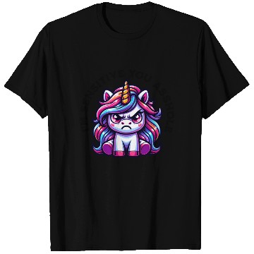 Discover Angry Unicorn Funny Saying Colorful Fun Motif T Shirts