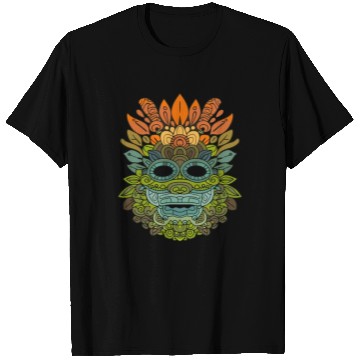Discover Maya God Mayan Mythology Itzamna Colorful Tribal T Shirts