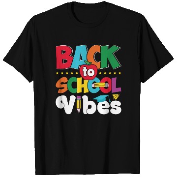 Discover Back to school vibes funny kids gift T Shirts