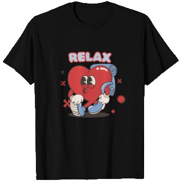 Discover Red Love Retro T Shirts