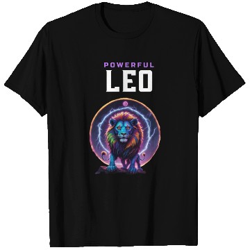 Discover Astrology Leo a Powerful Lion T Shirts