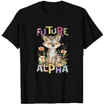 Discover future wolf flowers Premium T Shirts