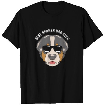 Discover Best Bernese Dad Funny Bernese Dog With Glasses T Shirts