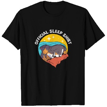 Discover Funny Bernese Dog Sleeping Official Sleep T Shirts