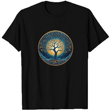 Discover Irish Nordic Celtic Tree of Life Yggdrasil T Shirts
