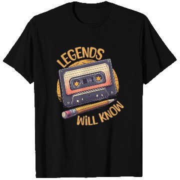 Discover Legends Will Know: The Cassette Tape and Pencil T Shirts