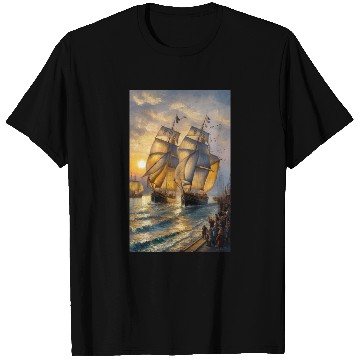 Discover Sailing into the Sunset T Shirts