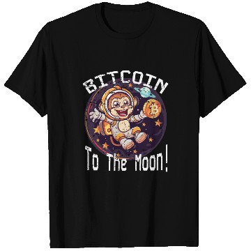 Discover Bitcoin Ape To The Moon BTC T Shirts