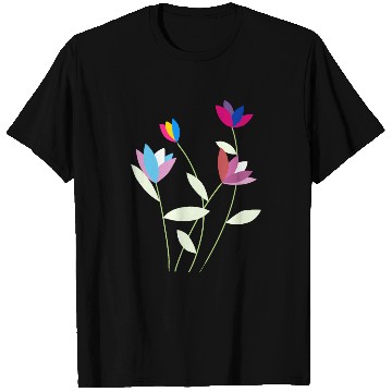 Discover minimalist pride flowers T Shirts