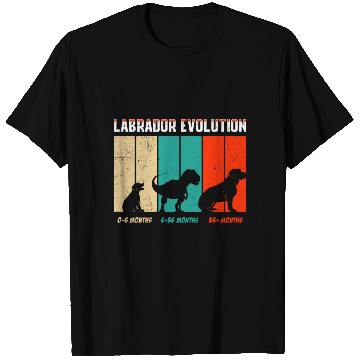 Discover Labrador EVOLUTION Labrador Lovers Funny T Shirts