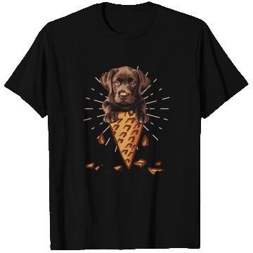 Discover Labrador Lover CHOCOLATE LAB Ice Labrador T Shirts