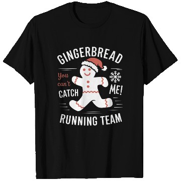 Discover Gingerbread Running Team Christmas Humor T Shirts