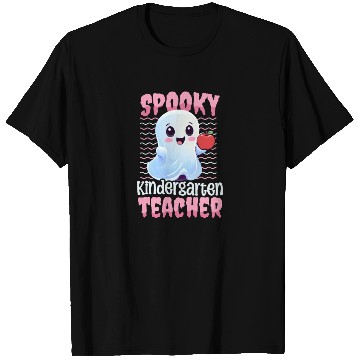 Discover Kindergarten Teacher Spooky Kindergarten Teacher T Shirts