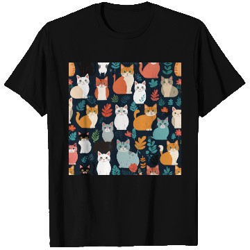 Discover Catty Camouflage T Shirts