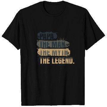 Discover Papa the man the myth the legend gift T Shirts