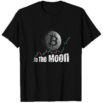 Discover Bitcoin Chart To The Moon T Shirts