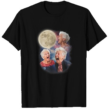 Discover Granny Moon Ladies Weird T Shirts