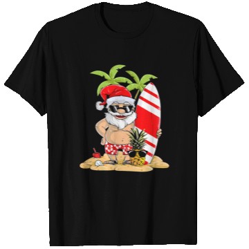 Discover Santa Funny Christmas In July T Shirts