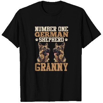 Discover German Shepherd NUMBER ONE SHEPHERD GRANNY T Shirts