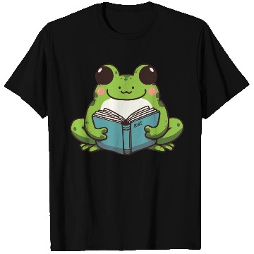Discover cute book lover frog T Shirts