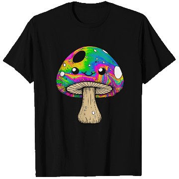 Discover psychedelic Kawaii Mushroon T Shirts