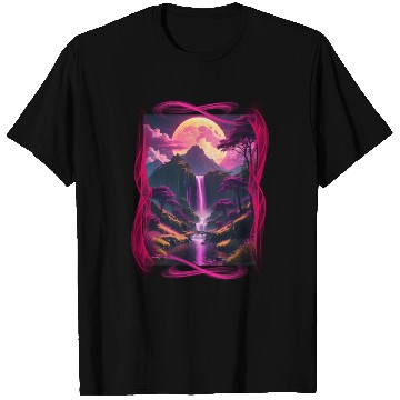 Discover Alien world nature scene T Shirts