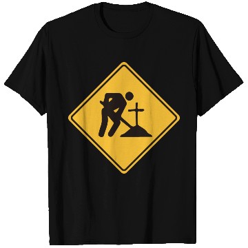 Discover Midnight Exhume Site - Weird Road Sign T Shirts