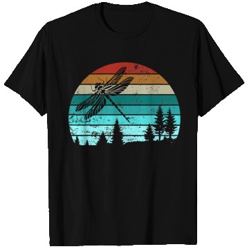 Discover Dragonfly Vintage Retro Insect Nature T Shirts