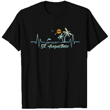 Discover Augustine Florida Souvenir Spring Break T Shirts