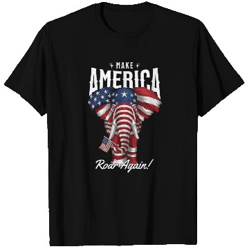 Discover Republican Make America Roar Again Election 2024 T Shirts